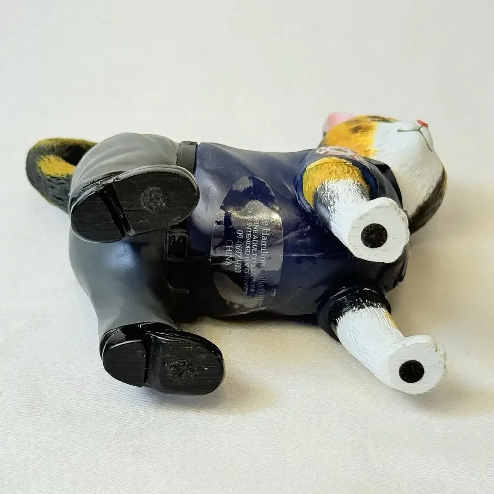 Hamilton Furr-ever Firefighter Hooks & Ladders Cat Figurine